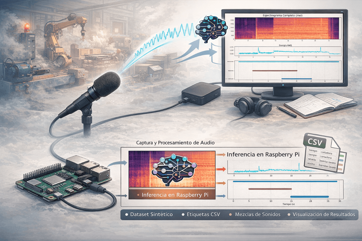 Design of an acoustic event detection system based on deep learning